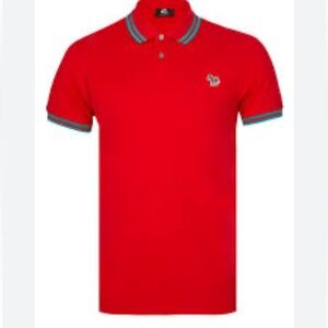 Paul Smith Men's Zebra Slim Fit Polo in Red size small